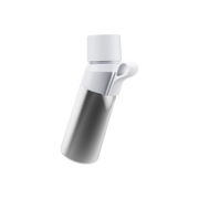 air up® Twist Pro Steel Flasche Set 480 ml Silver