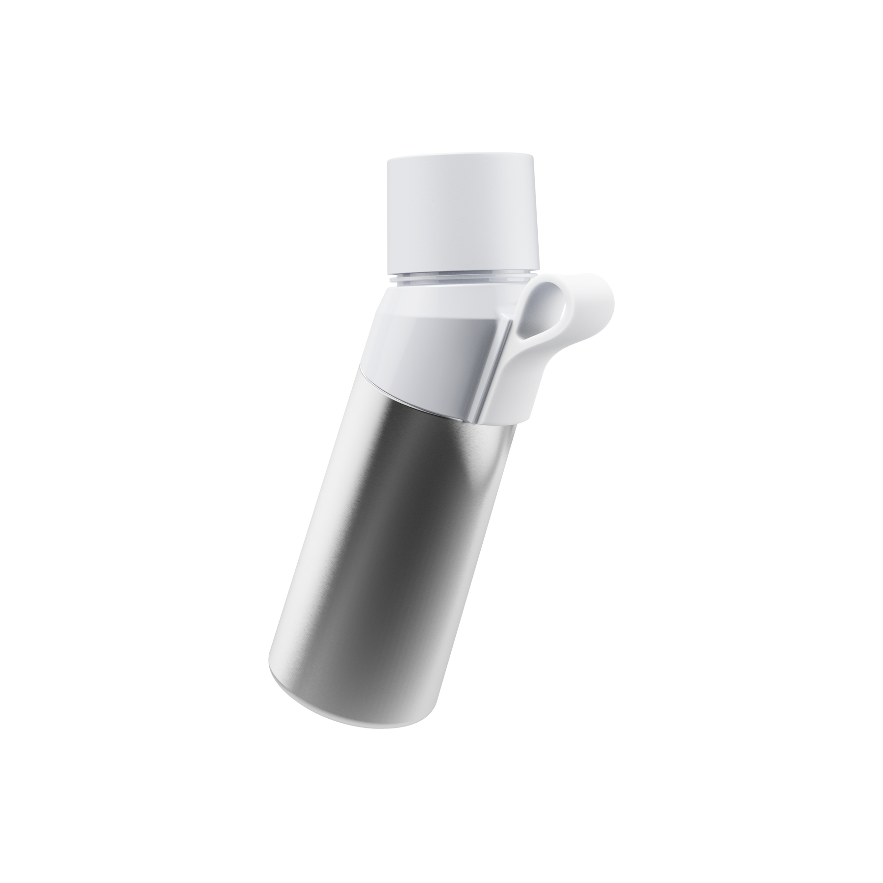 air up® Twist Pro Steel Flasche Set 480 ml Silver