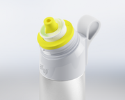 air up® Twist Pro Steel Flasche Set 480 ml Silver