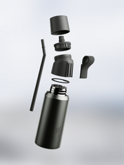 air up® Twist Pro Steel Flasche 850 ml Dusky Obsidian