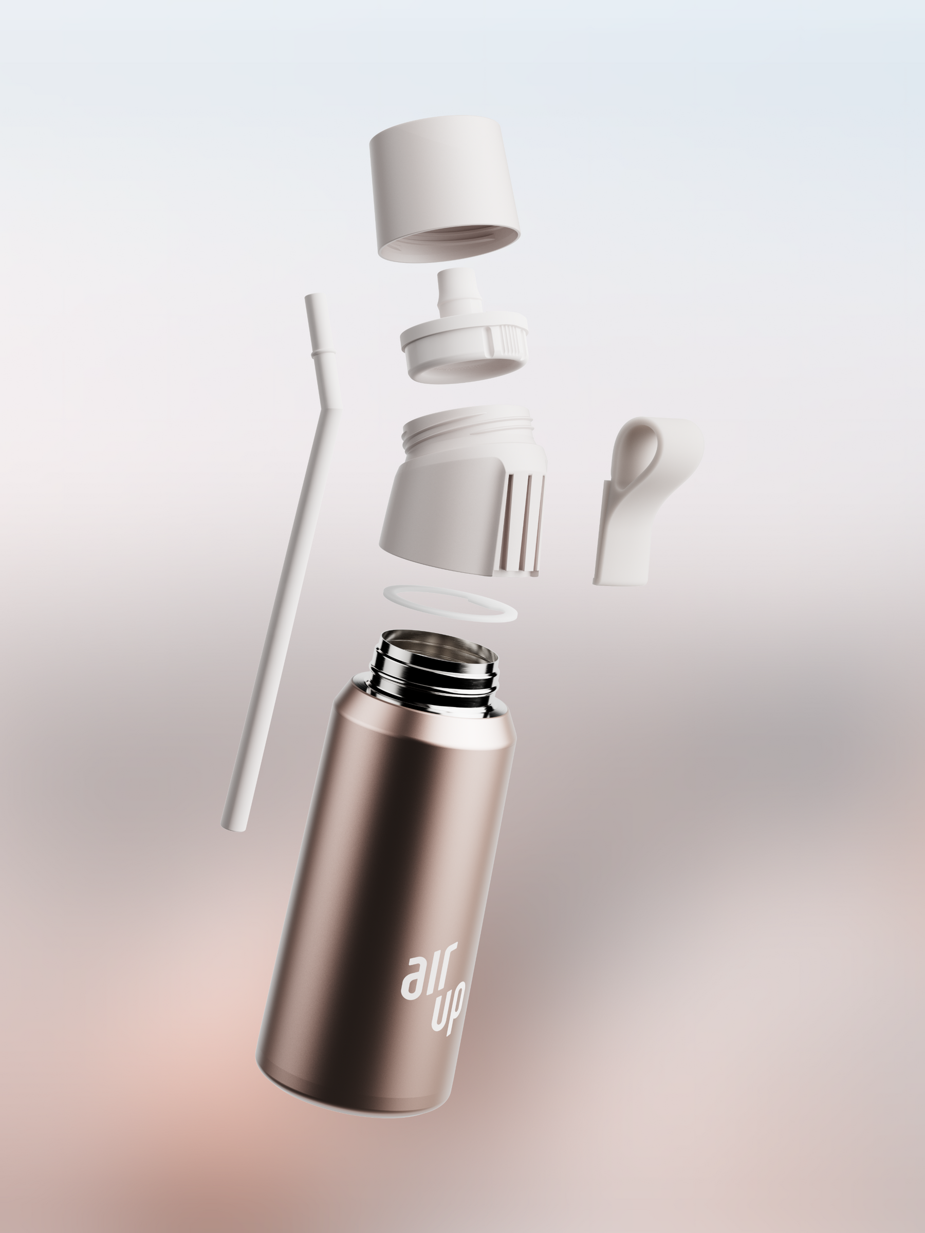 air up® Twist Pro Steel Flasche 850 ml Blush Quartz