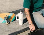 air up® Tumbler with Handle 1200 ml Creamy White