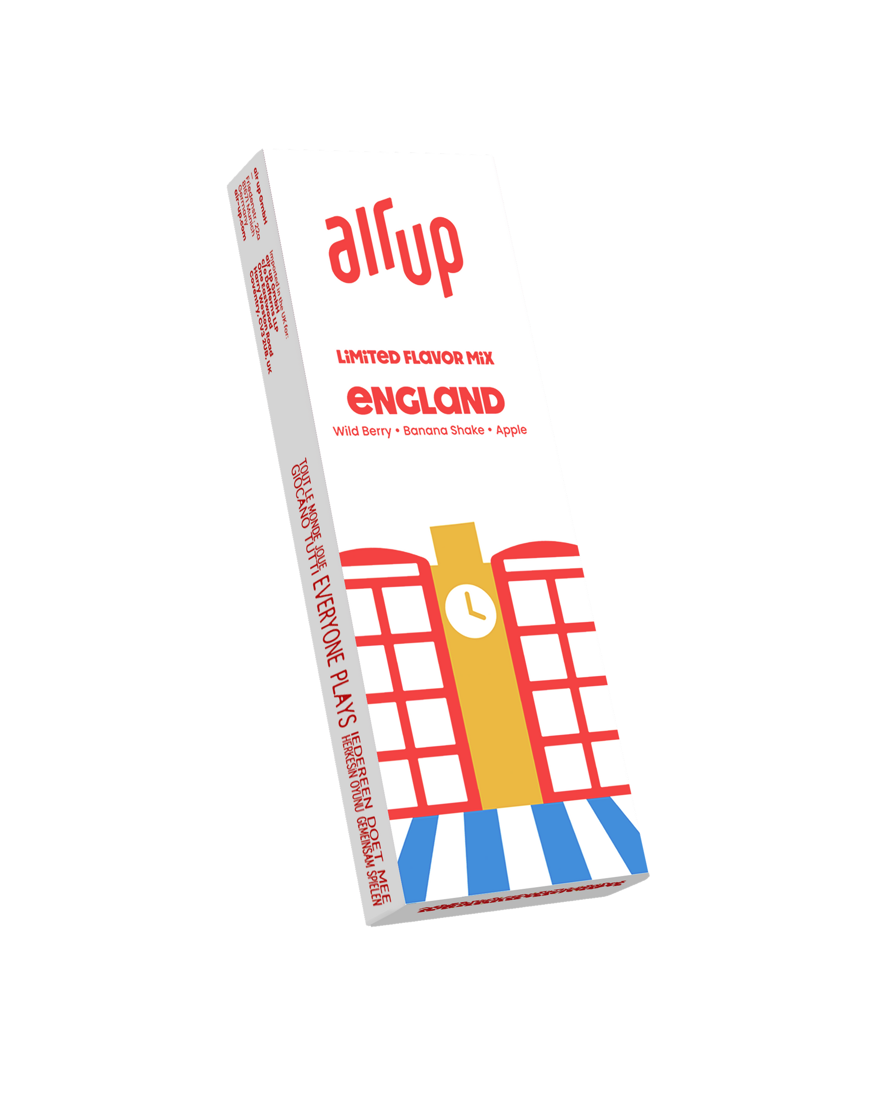 Everyone Plays - England Probierpaket mit 3 Pods