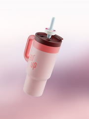 air up® Tumbler with Handle 890 ml Coral Pink