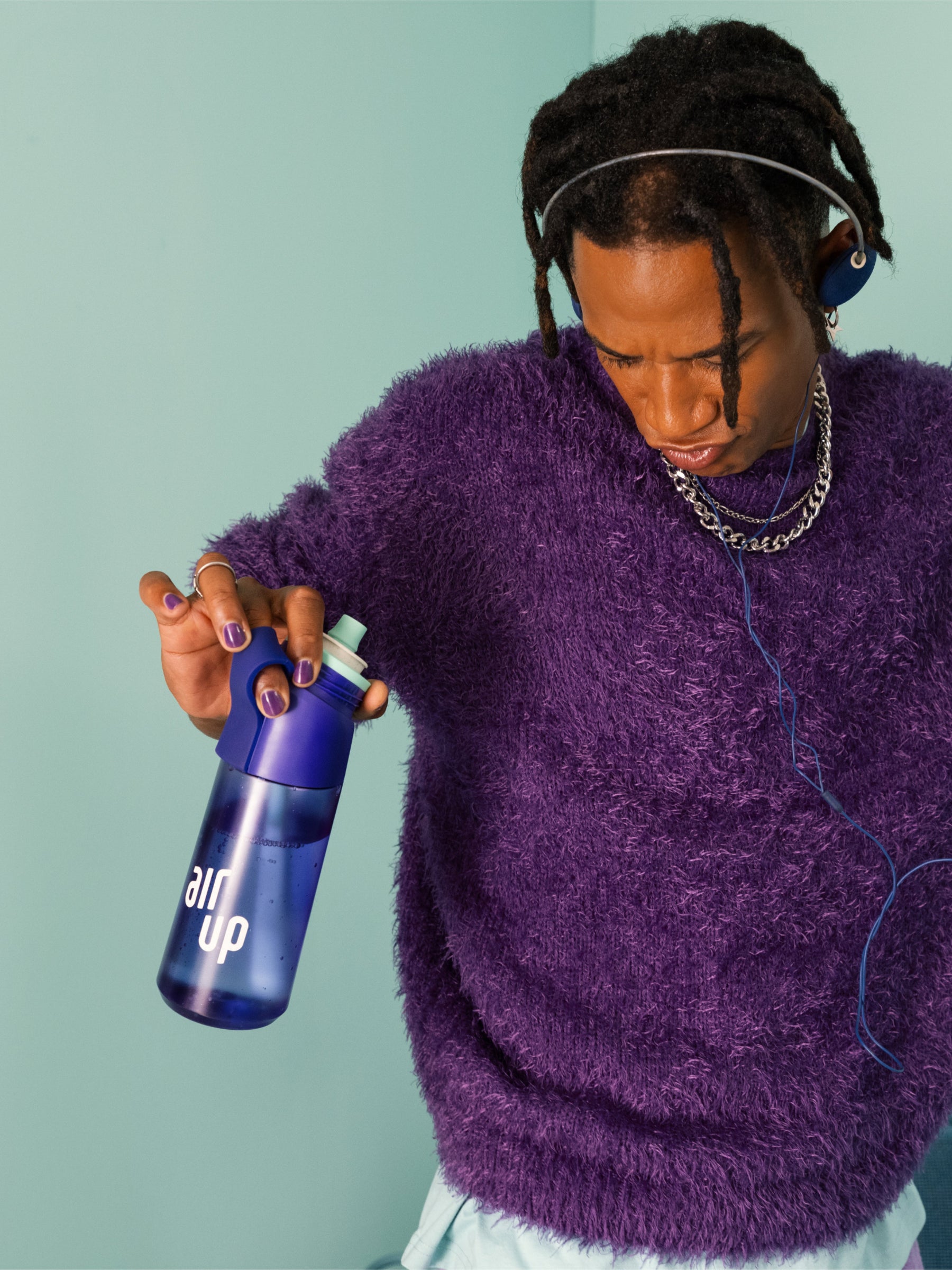 air up® Twist Pro Bottle 600 ml Purple Strike