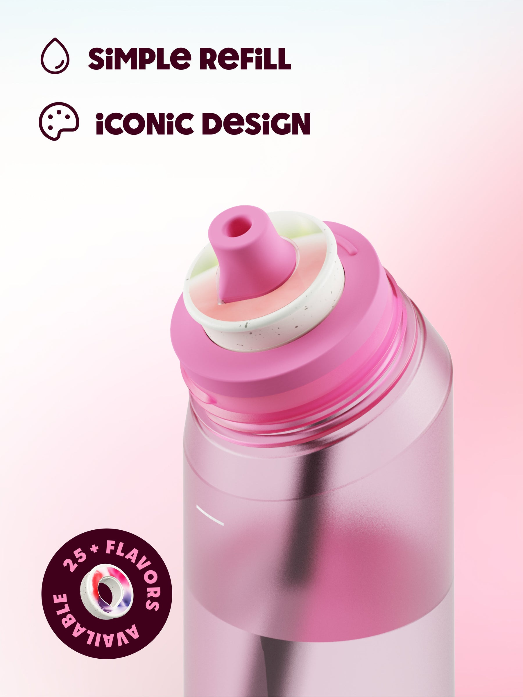 air up® Twist Flasche 650 ml Hot Pink
