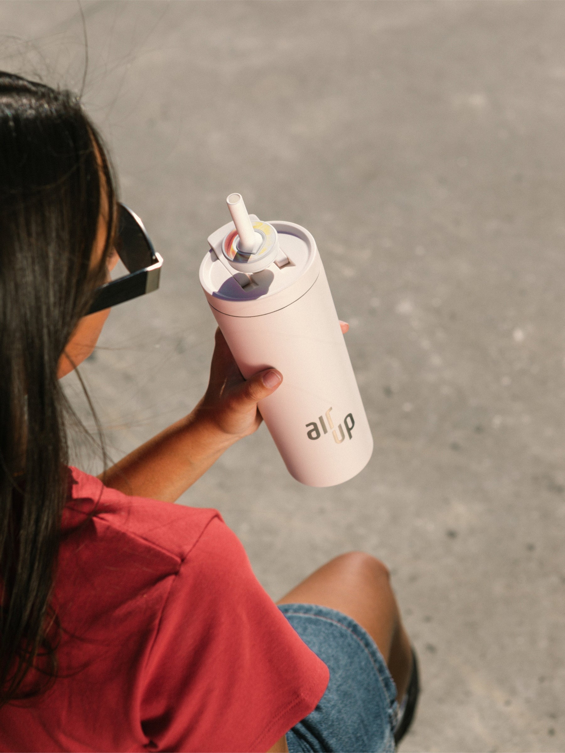 air up® Tumbler Steel 700 ml Creamy White