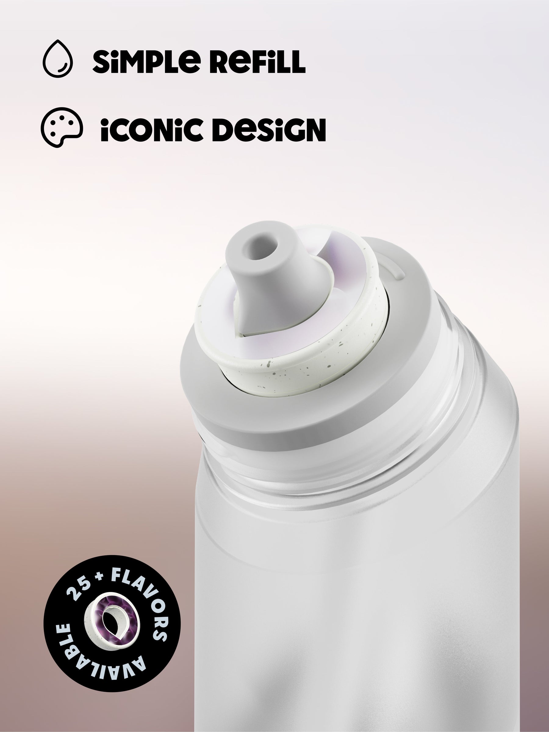 air up® Twist Flasche 650 ml Pearl White