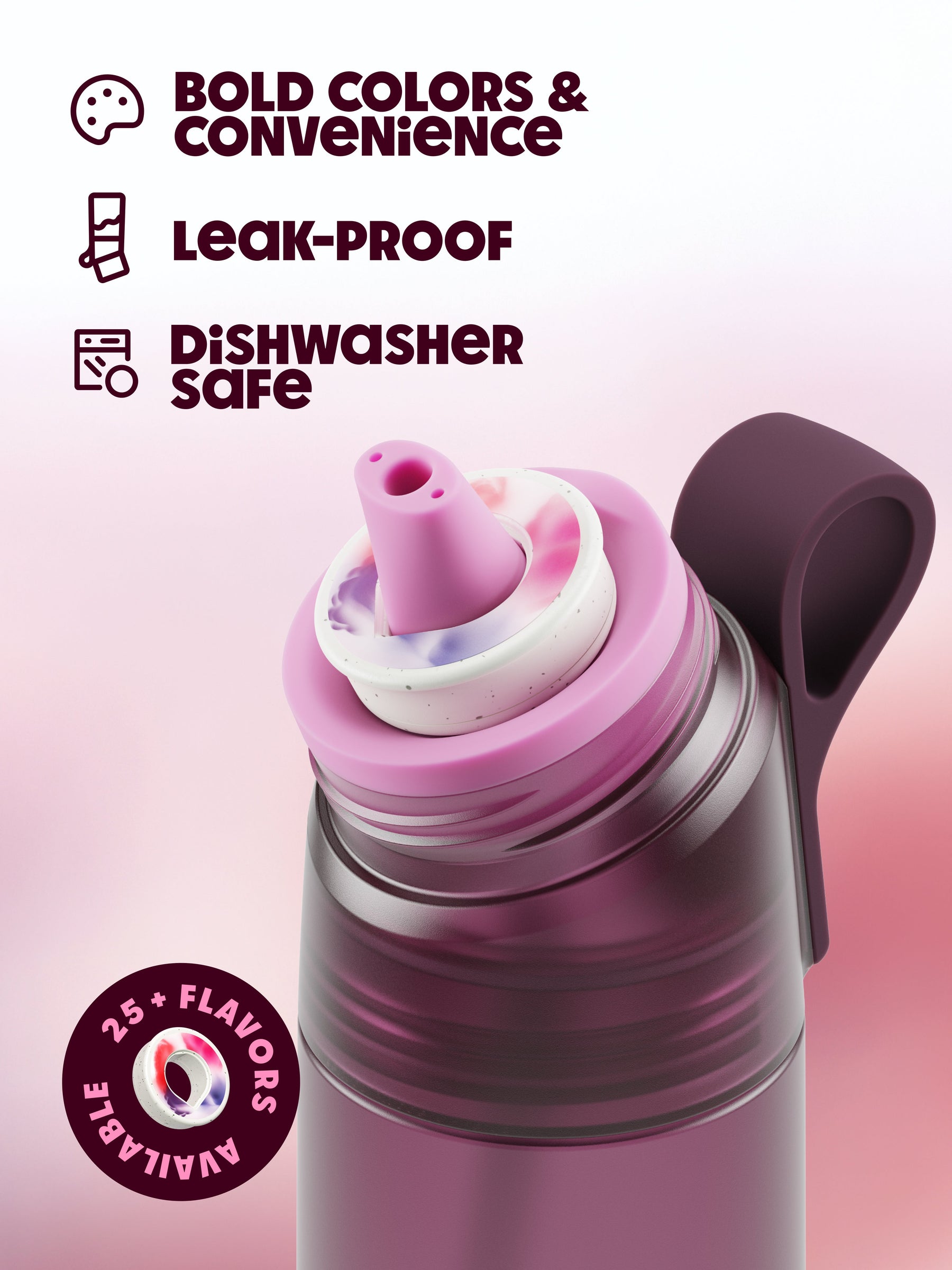 air up® Twist Pro Bottle 600 ml Berry Pink