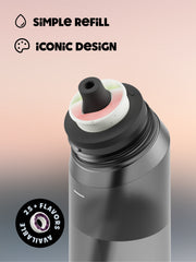 air up® Twist Flasche 650 ml Charcoal Grey