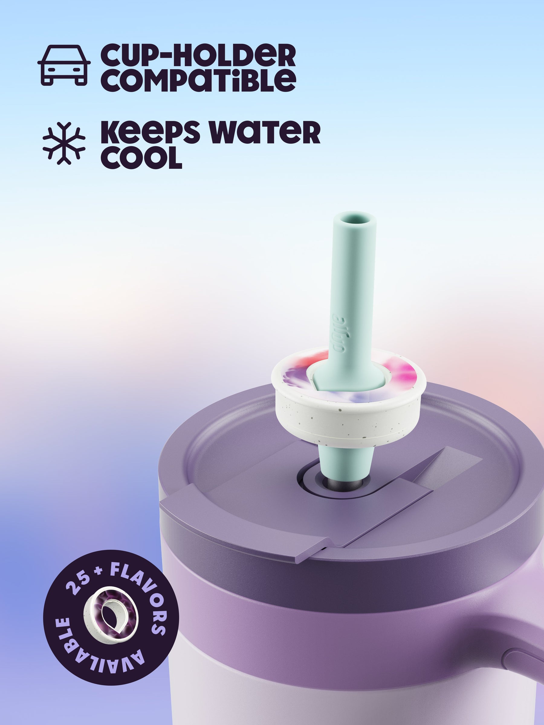air up® Tumbler with Handle 1200 ml Soft Lavender