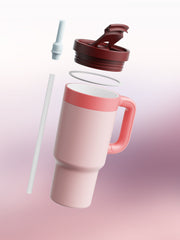air up® Tumbler with Handle 890 ml Coral Pink
