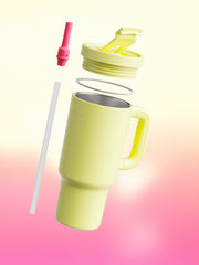 air up® Tumbler mit Griff 890 ml Buttercup Pink