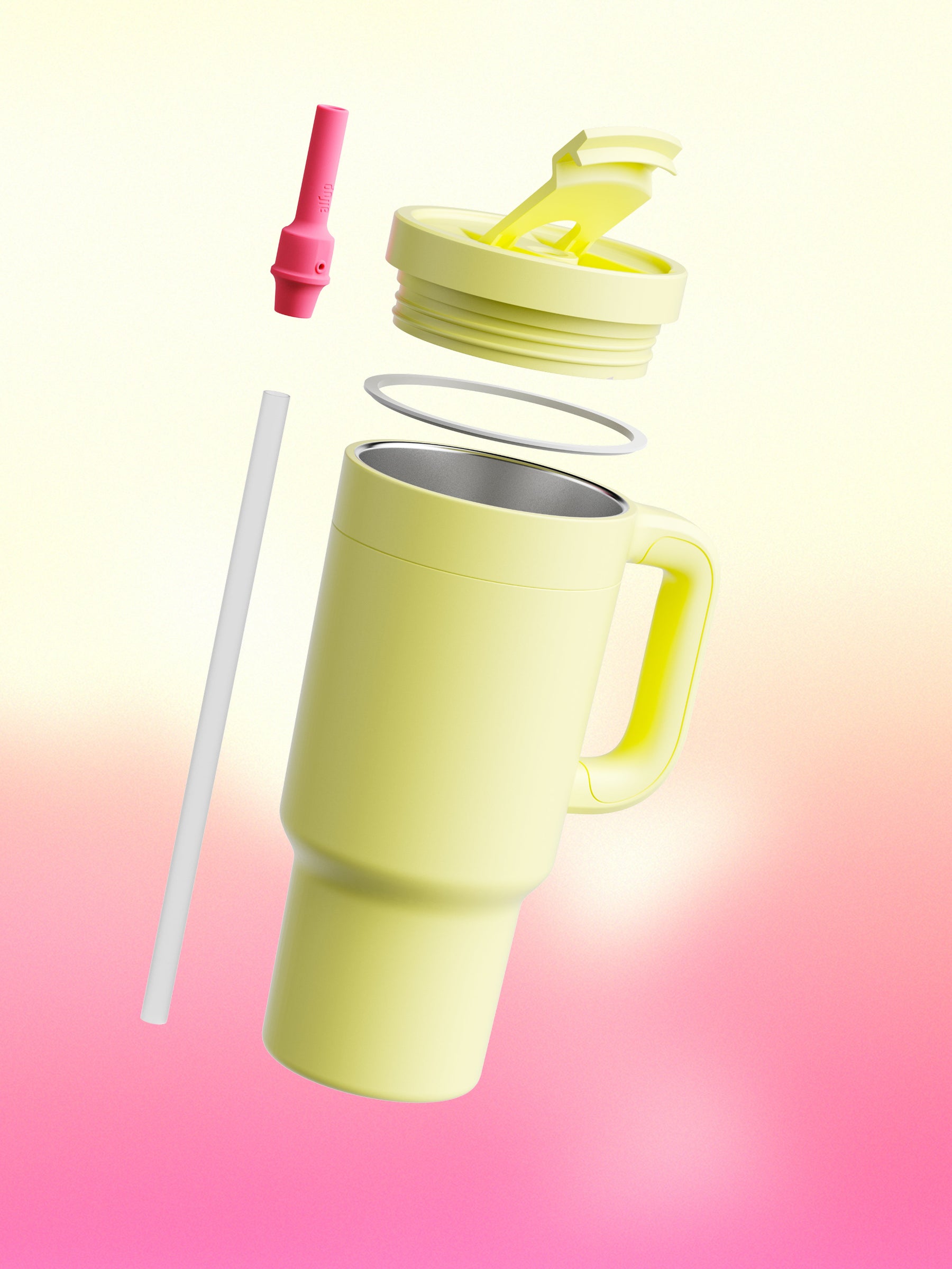 air up® Tumbler mit Griff 890 ml Buttercup Pink
